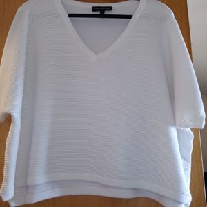 White, crop style top